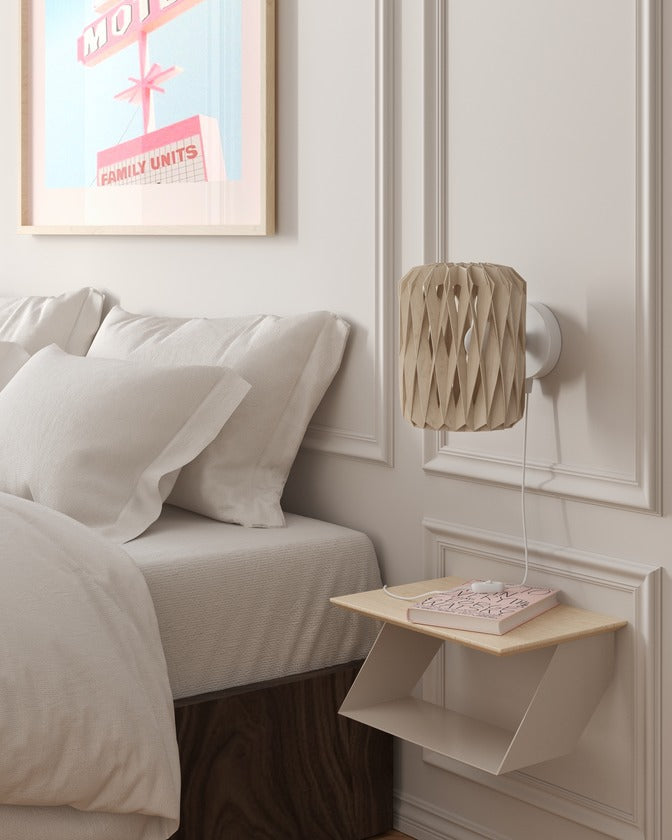 Pilke Signature 18 Wall Light Birch – from Amos Lighting + Home