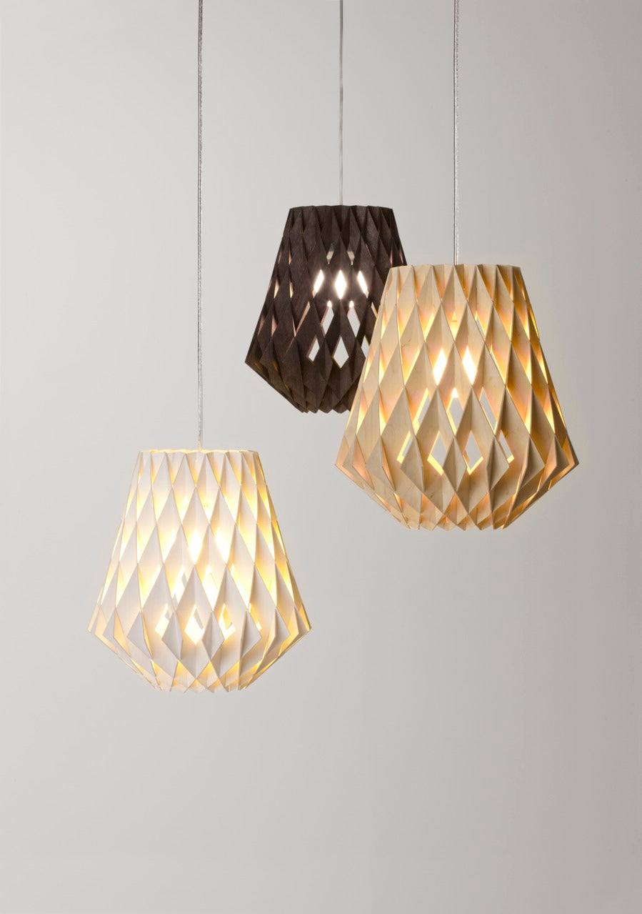 Pilke Signature 28 Pendant Birch – from Amos Lighting + Home