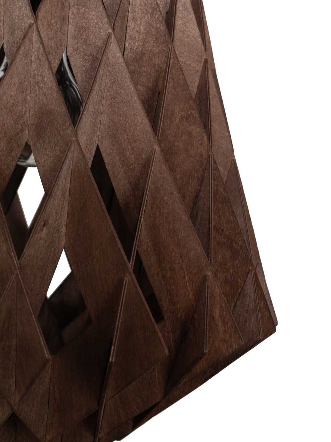 Pilke Signature 28 Pendant Walnut – from Amos Lighting + Home