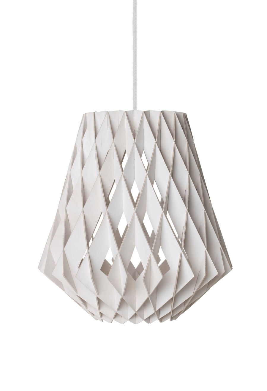 Pilke Signature 28 Pendant White – from Amos Lighting + Home