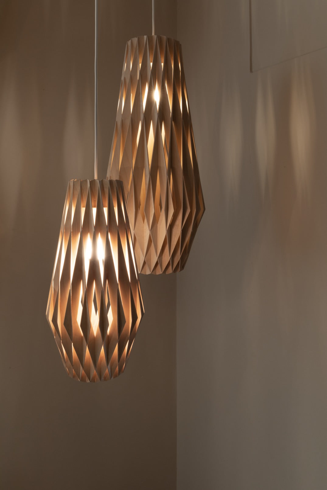 Pilke Signature 30/70 Pendant Birch – from Amos Lighting + Home
