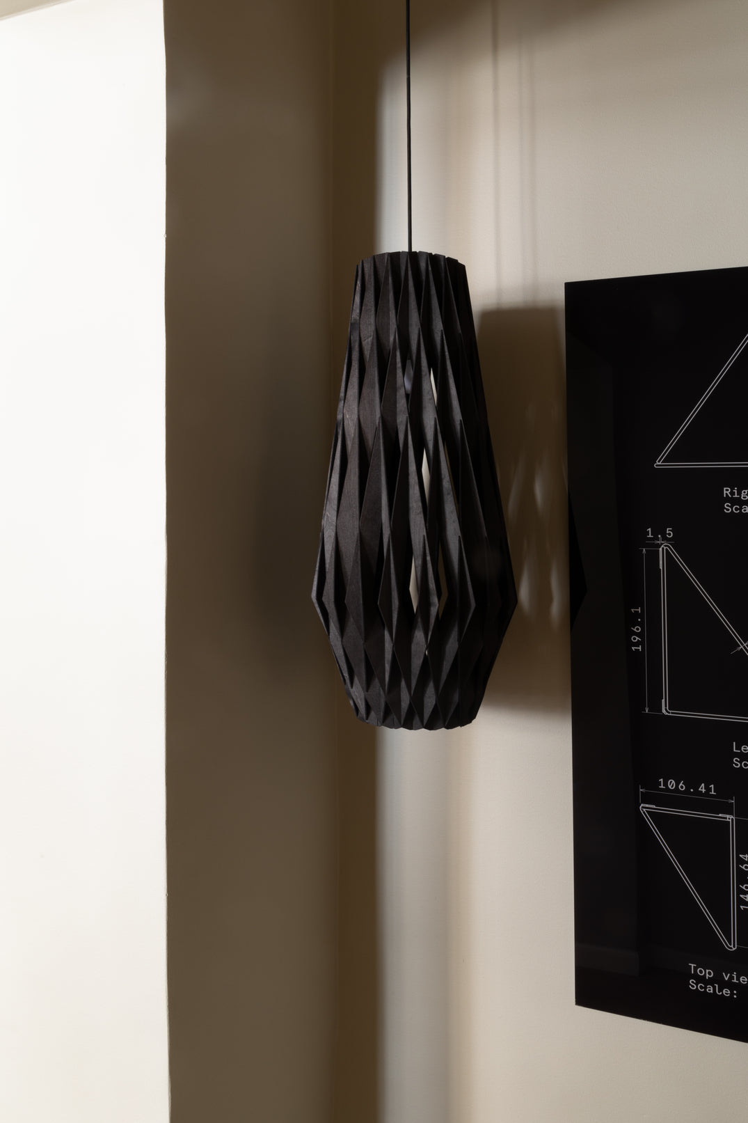 Pilke Signature 30/70 Pendant Black – from Amos Lighting + Home