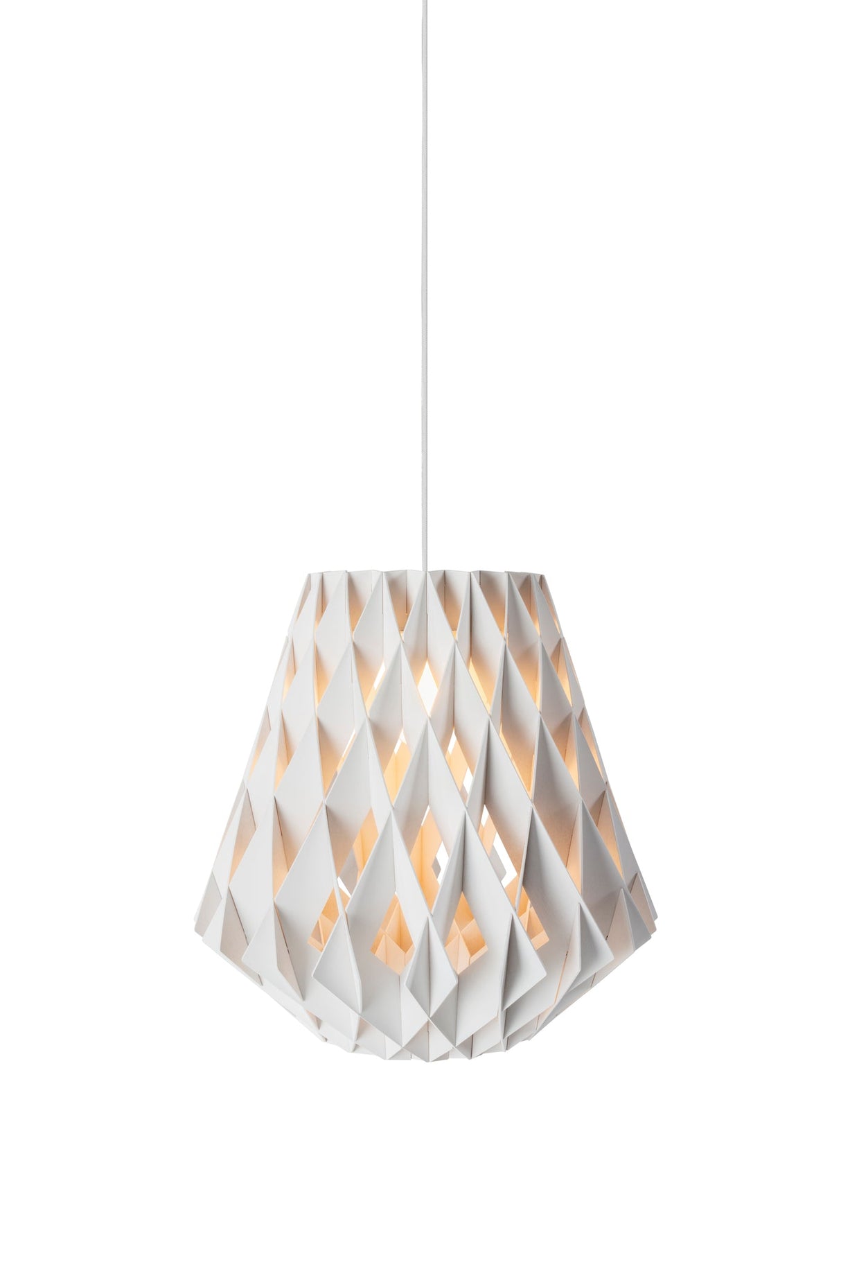 Pilke Signature 50 Pendant White – from Amos Lighting + Home