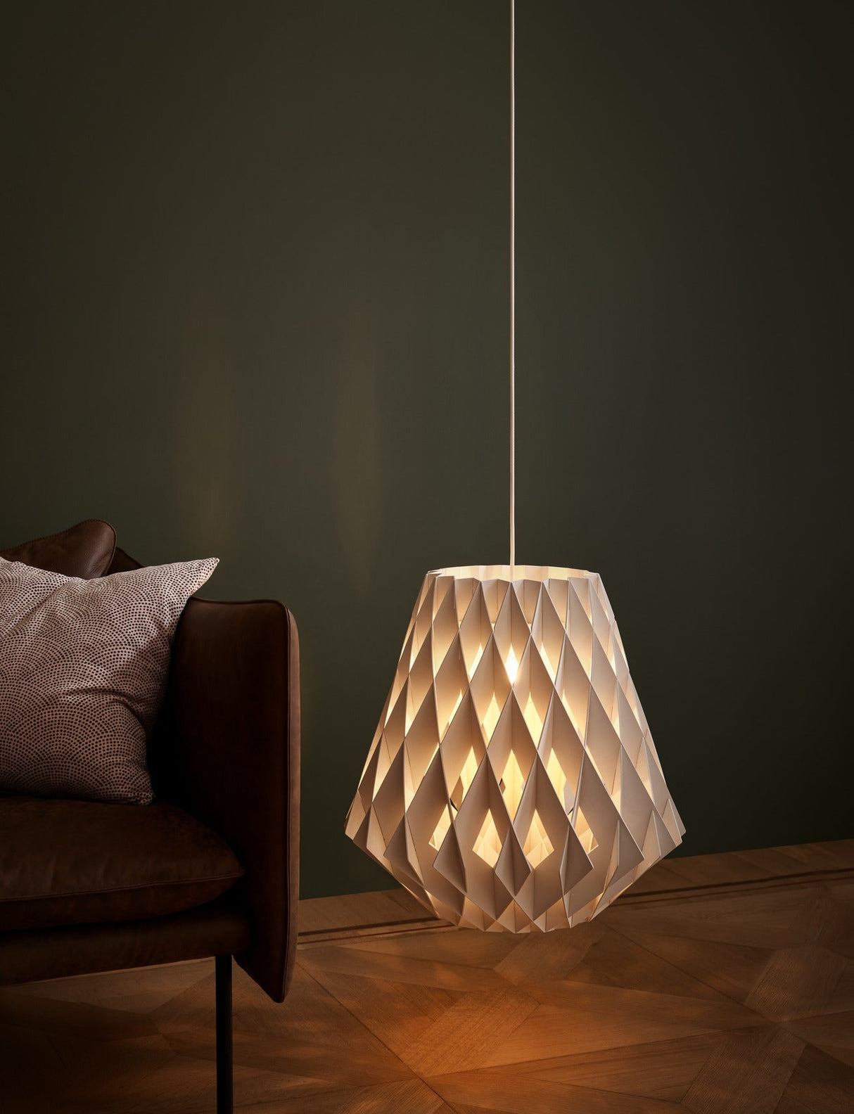 Pilke Signature 50 Pendant White – from Amos Lighting + Home