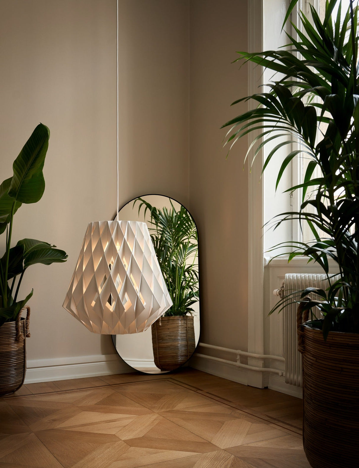 Pilke Signature 50 Pendant White – from Amos Lighting + Home