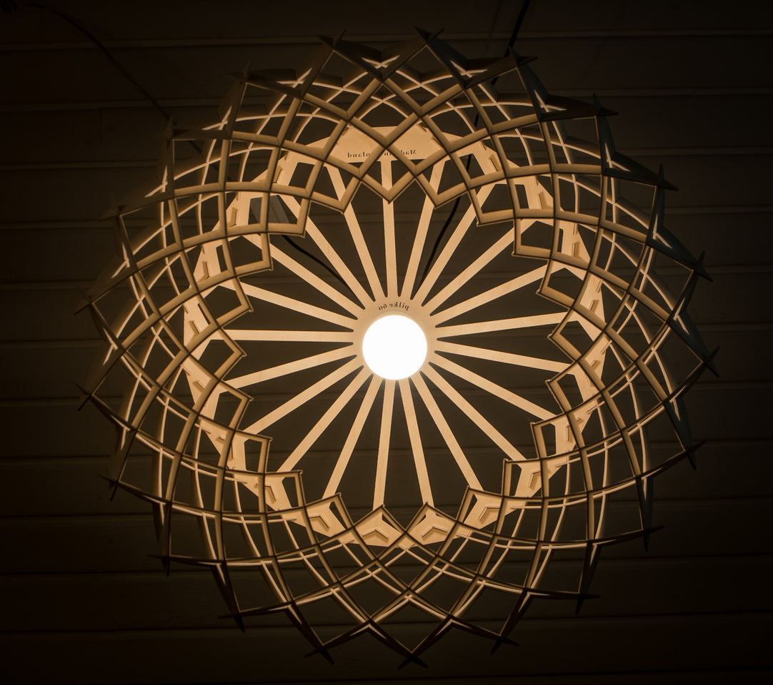 Pilke Signature 60 Pendant Birch – from Amos Lighting + Home