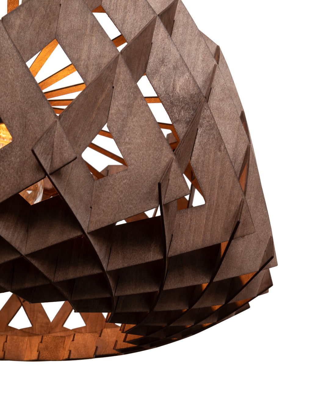 Pilke Signature 60 Pendant Walnut – from Amos Lighting + Home