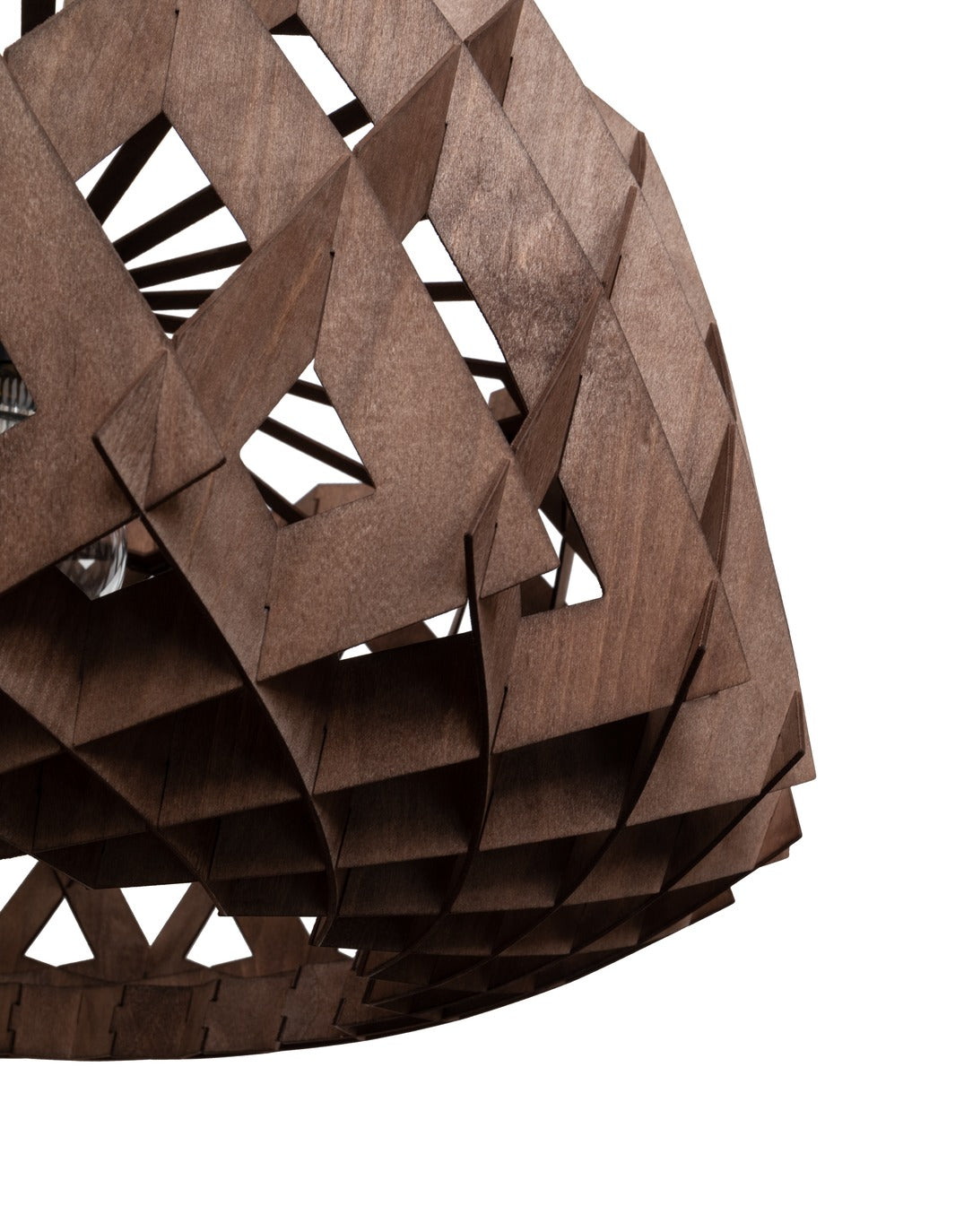 Pilke Signature 60 Pendant Walnut – from Amos Lighting + Home