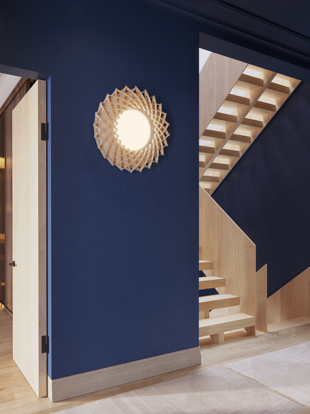 Pilke Signature 65 Plafond Ceiling or Wall Light Birch – from Amos Lighting + Home