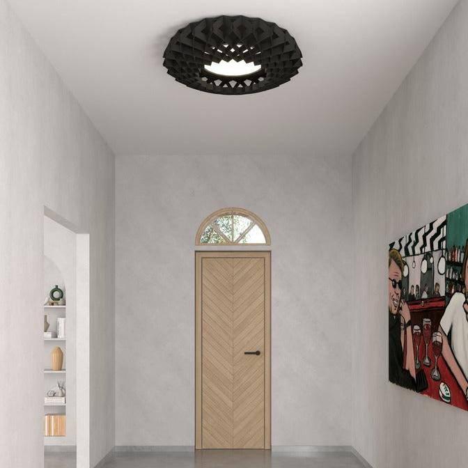 Pilke Signature 65 Plafond Ceiling or Wall Light Black – from Amos Lighting + Home
