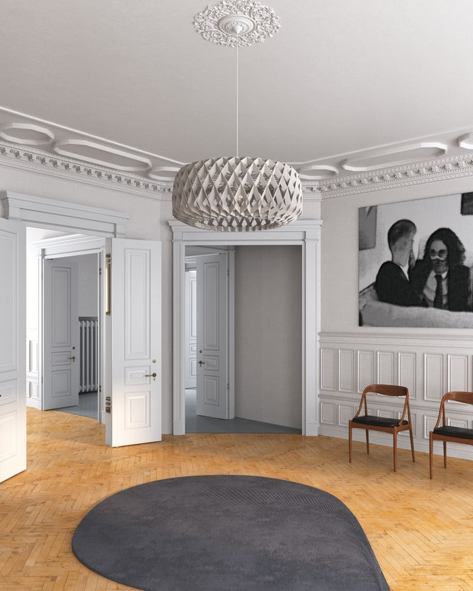 Pilke Signature 80 Pendant White – from Amos Lighting + Home