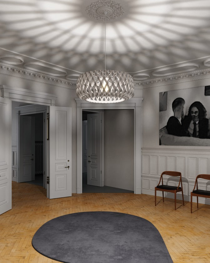 Pilke Signature 80 Pendant White – from Amos Lighting + Home