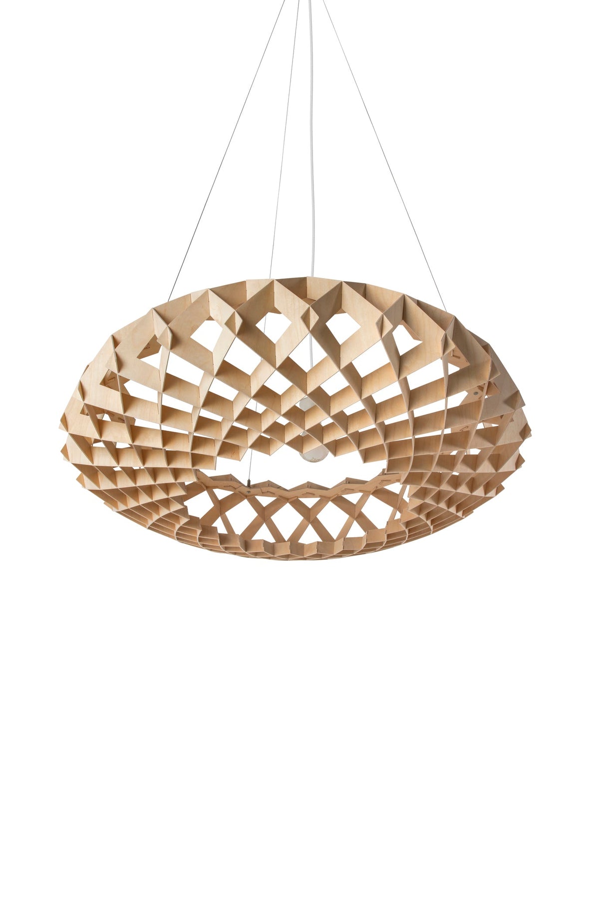 Pilke Signature 95 Pendant Birch – from Amos Lighting + Home
