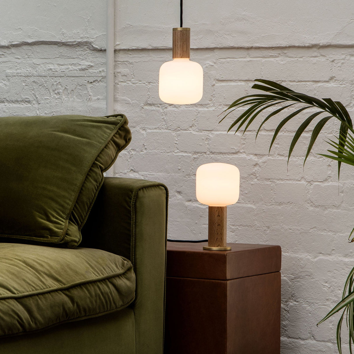 Tala Oblo Pendant Set Walnut