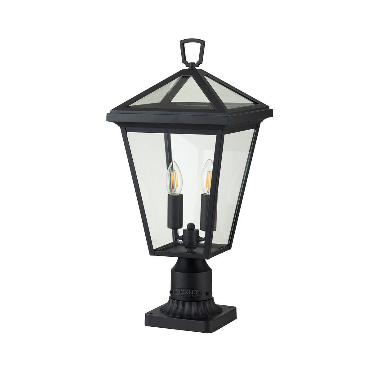 Quintiesse Alford 2 Light Outdoor Pedestal Lantern IP44 – from Amos Lighting + Home