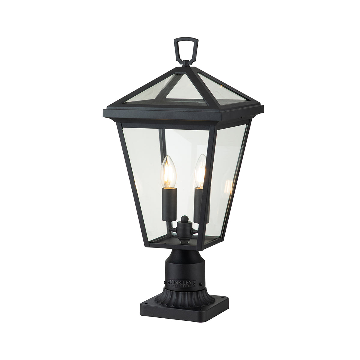 Quintiesse Alford 2 Light Outdoor Pedestal Lantern IP44 – from Amos Lighting + Home