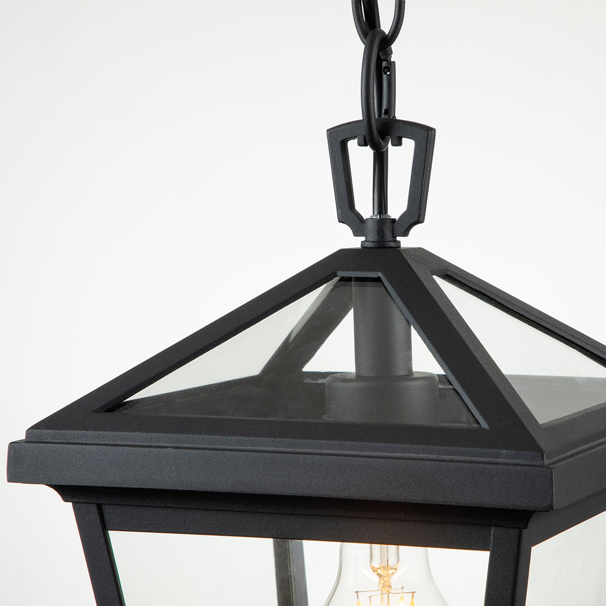 Quintiesse Alford Small Outdoor Pendant Chain Lantern IP44 – from Amos Lighting + Home