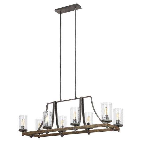 Quintiesse Angelo 8 Light Bar Pendant Chandelier – from Amos Lighting + Home