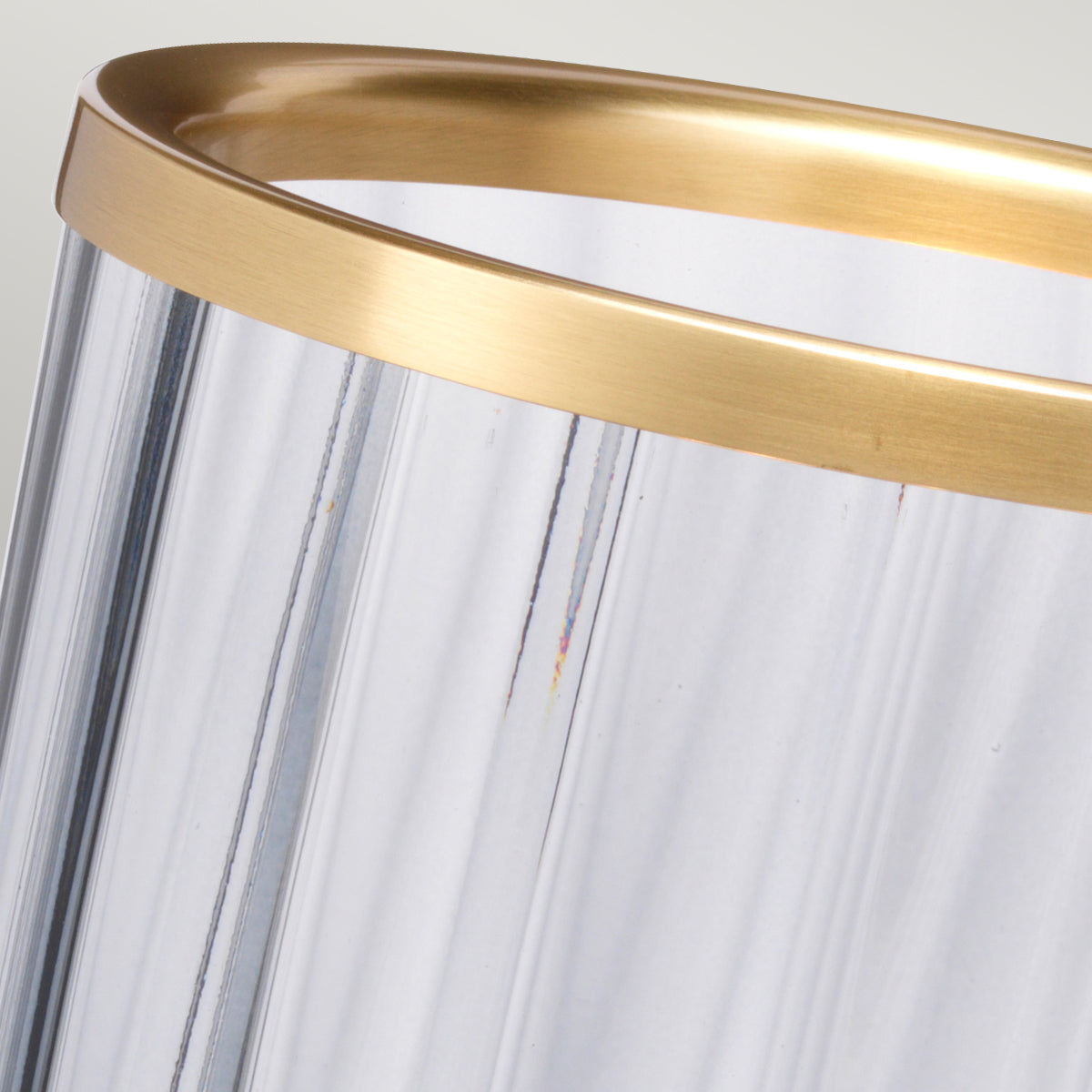 Quintiesse Arno Table Lamp Smoke & Aged Brass – from Amos Lighting + Home