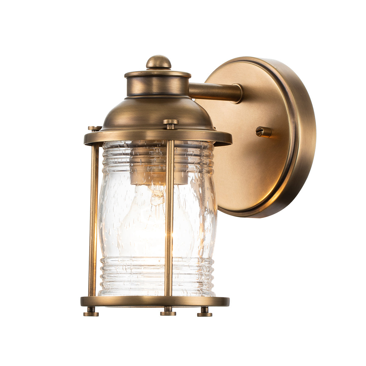 Quintiesse Ashlandbay Bathroom Wall Light Natural Brass IP44 – from Amos Lighting + Home