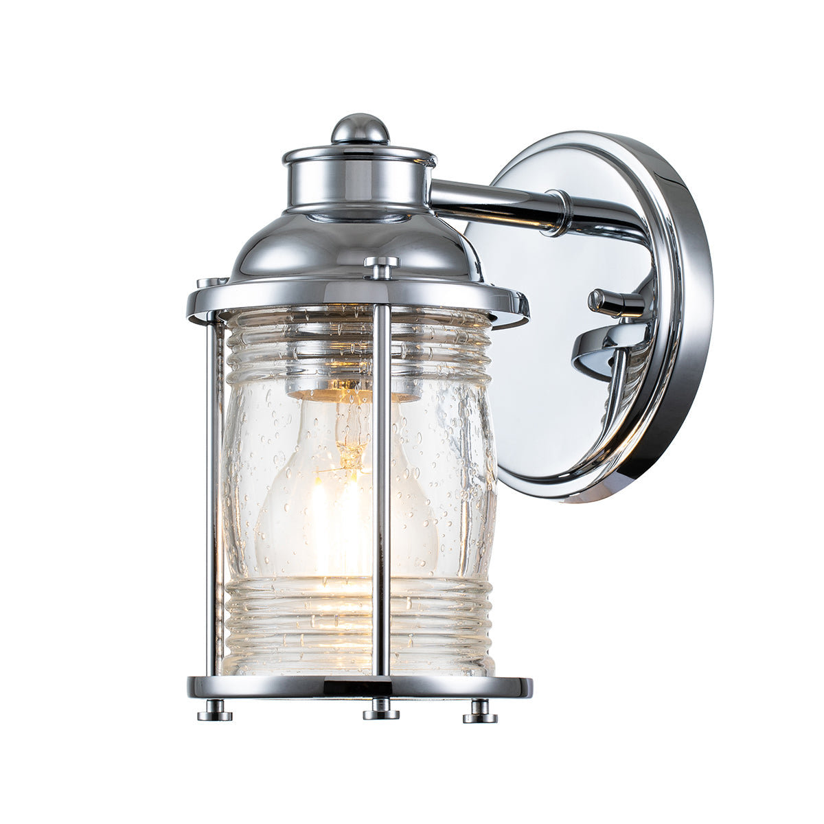 Quintiesse Ashlandbay Bathroom Wall Light Polished Chrome IP44 – from Amos Lighting + Home