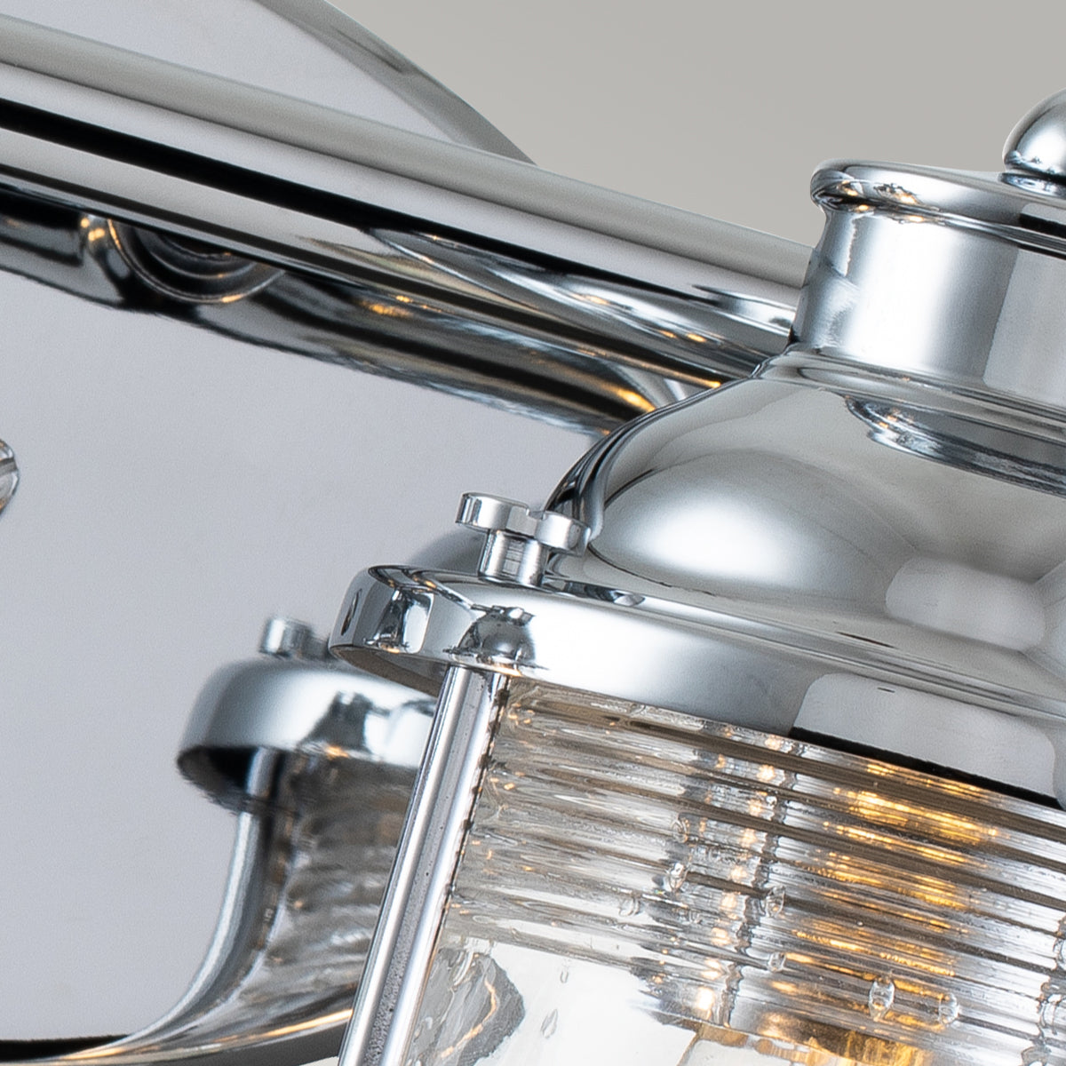 Quintiesse Ashlandbay Double Bathroom Wall Light Polished Chrome IP44 – from Amos Lighting + Home