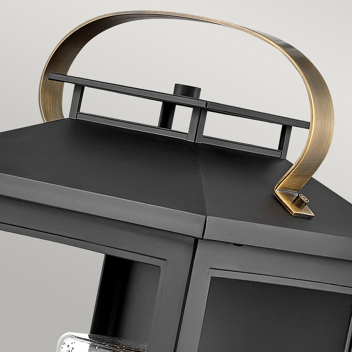 Quintiesse Atwater Large Wall Lantern, Black IP44 – from Amos Lighting + Home