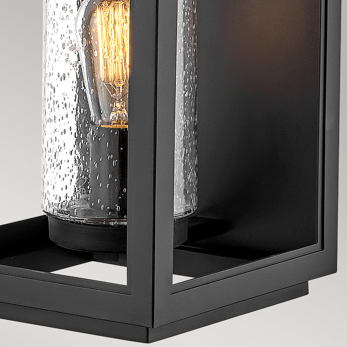 Quintiesse Atwater Large Wall Lantern, Black IP44 – from Amos Lighting + Home