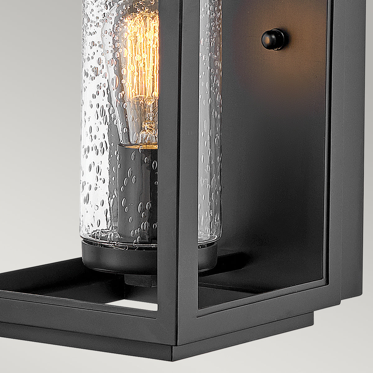 Quintiesse Atwater Medium Wall Lantern, Black IP44 – from Amos Lighting + Home