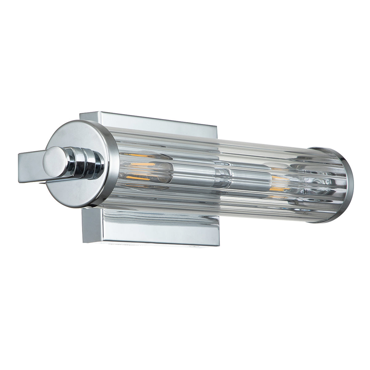 Quintiesse Azores 2 lt Bathroom Wall Light Polished Chrome IP44 – from Amos Lighting + Home