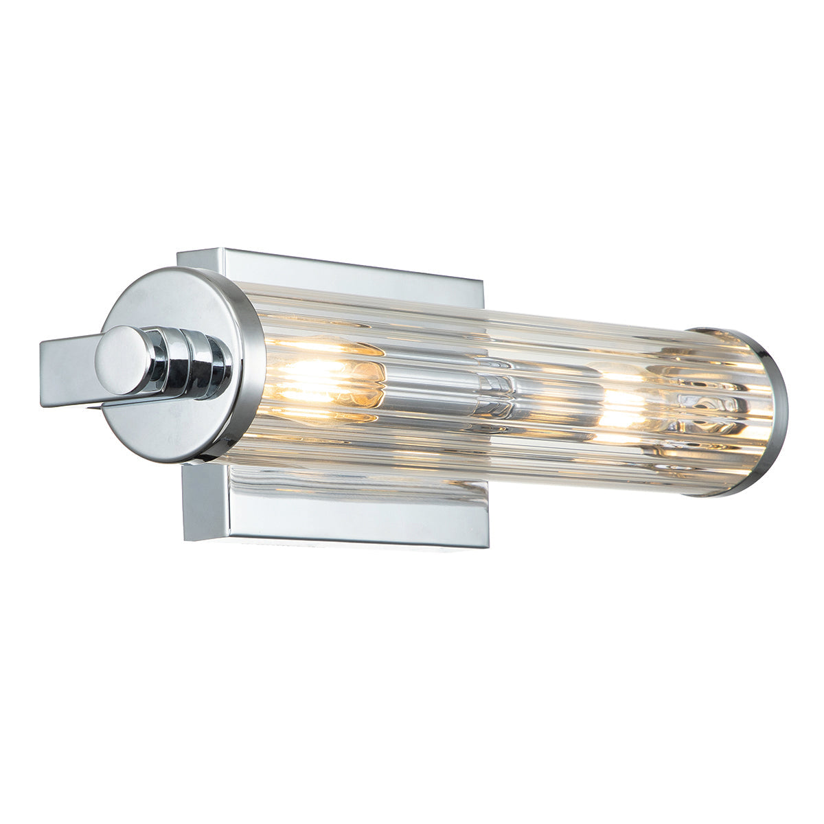 Quintiesse Azores 2 lt Bathroom Wall Light Polished Chrome IP44 – from Amos Lighting + Home