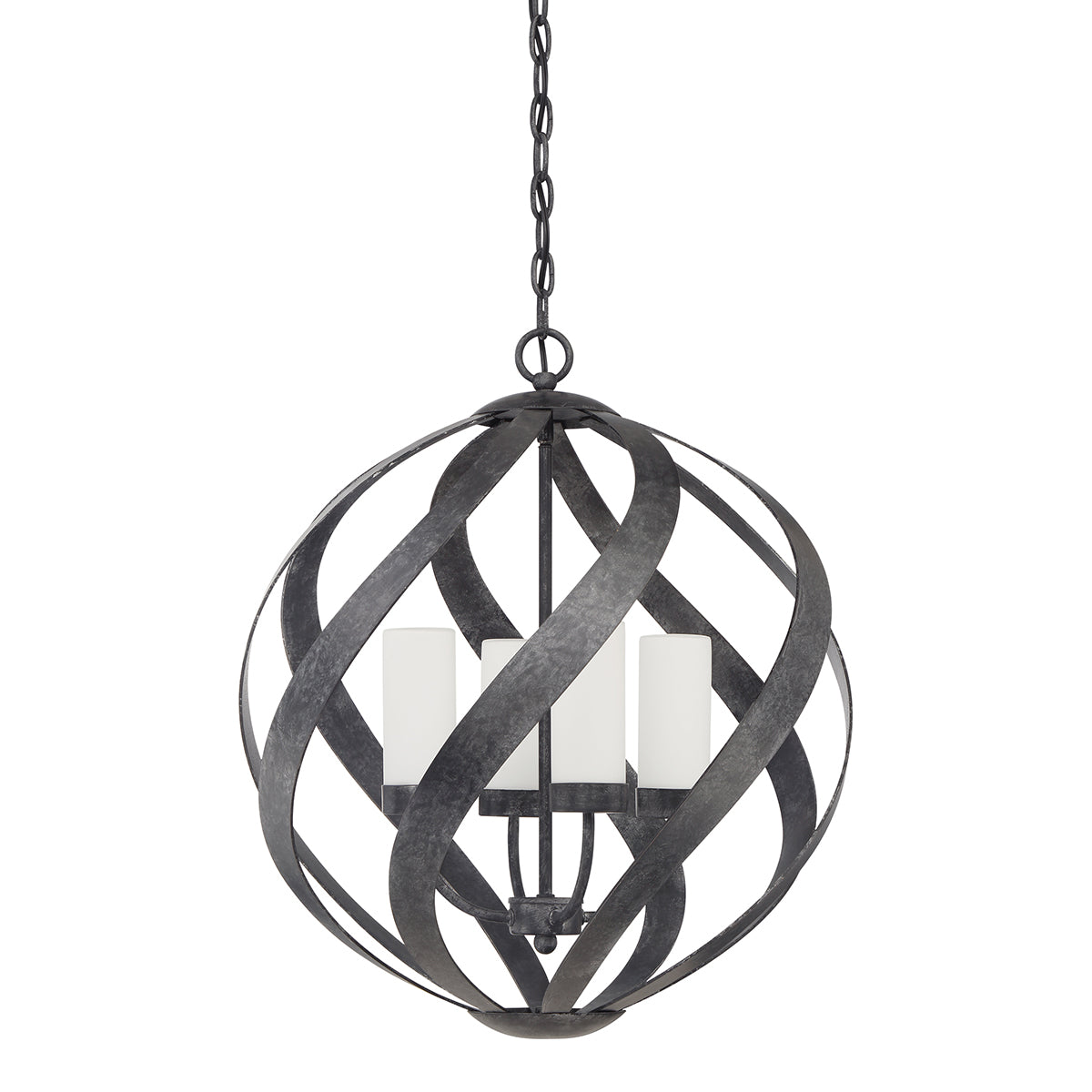 Quintiesse Blacksmith 4 lt Ironwork Indoor/Outdoor Chandelier IP44 – from Amos Lighting + Home