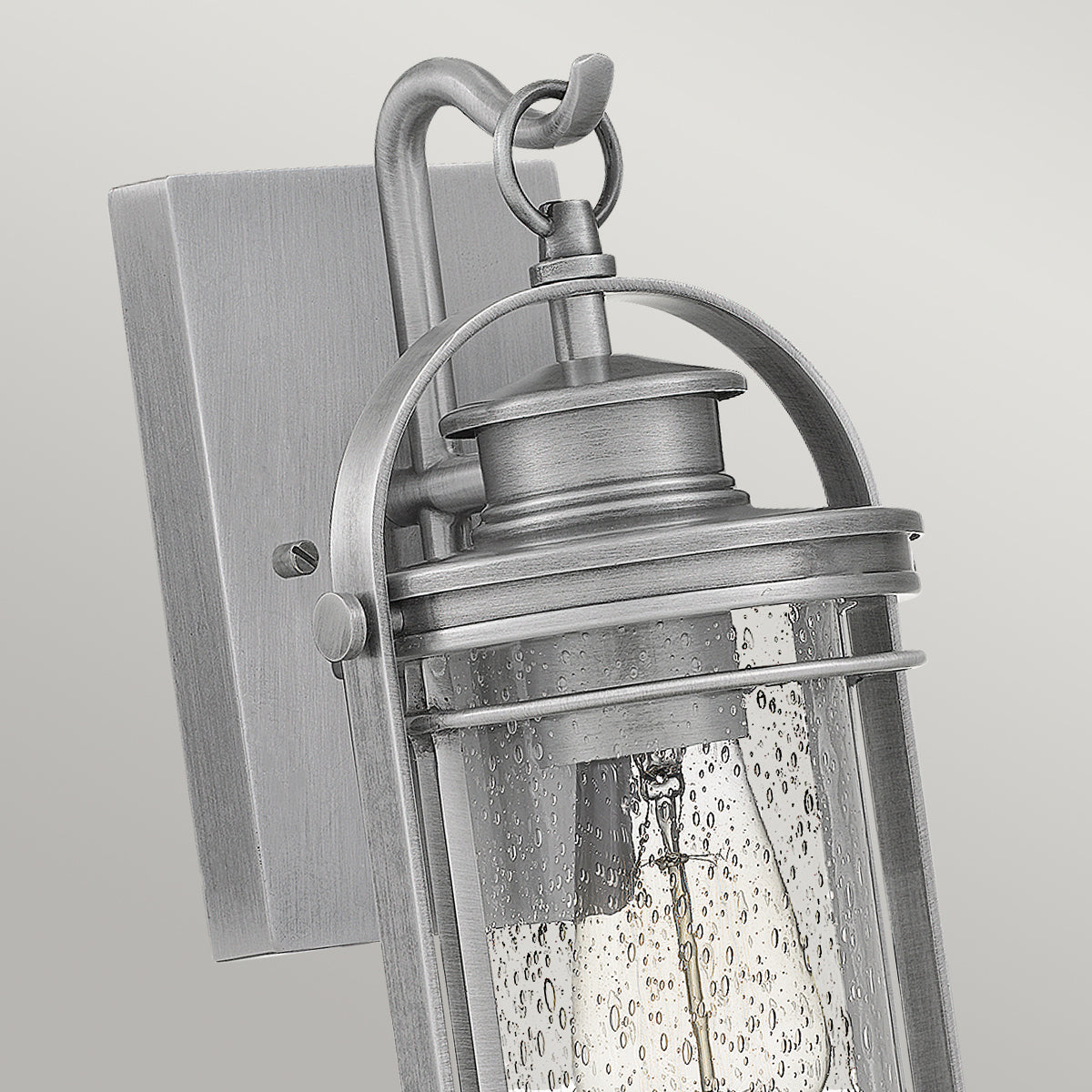 Quintiesse Booker Outdoor Small Wall Lantern Aluminium IP44 – from Amos Lighting + Home