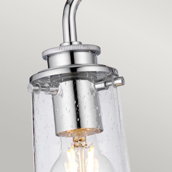 Quintiesse Braelyn 3 Light Wall Light Polished Chrome IP44 – from Amos Lighting + Home