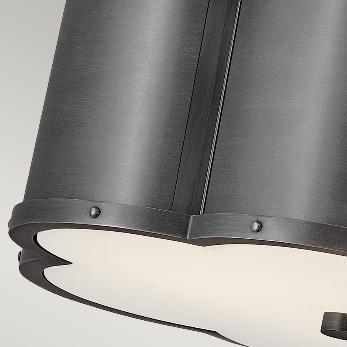 Quintiesse Chance Art Deco Ceiling Light Blackened Brass – from Amos Lighting + Home