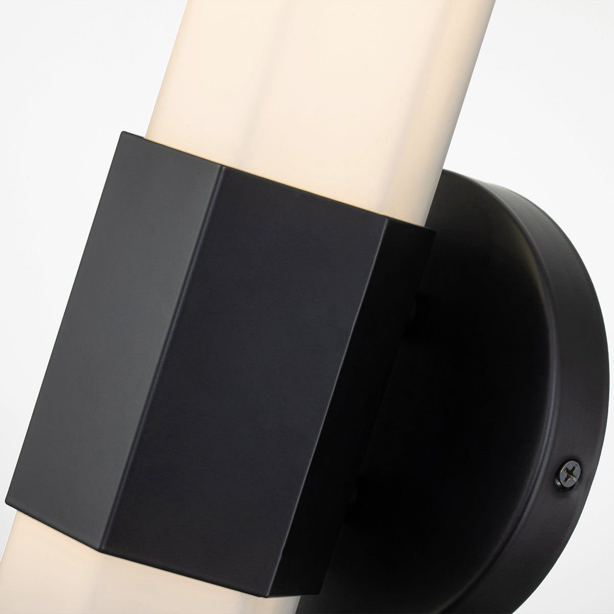 Quintiesse Facet Bathroom Wall Light Matte Black – from Amos Lighting + Home