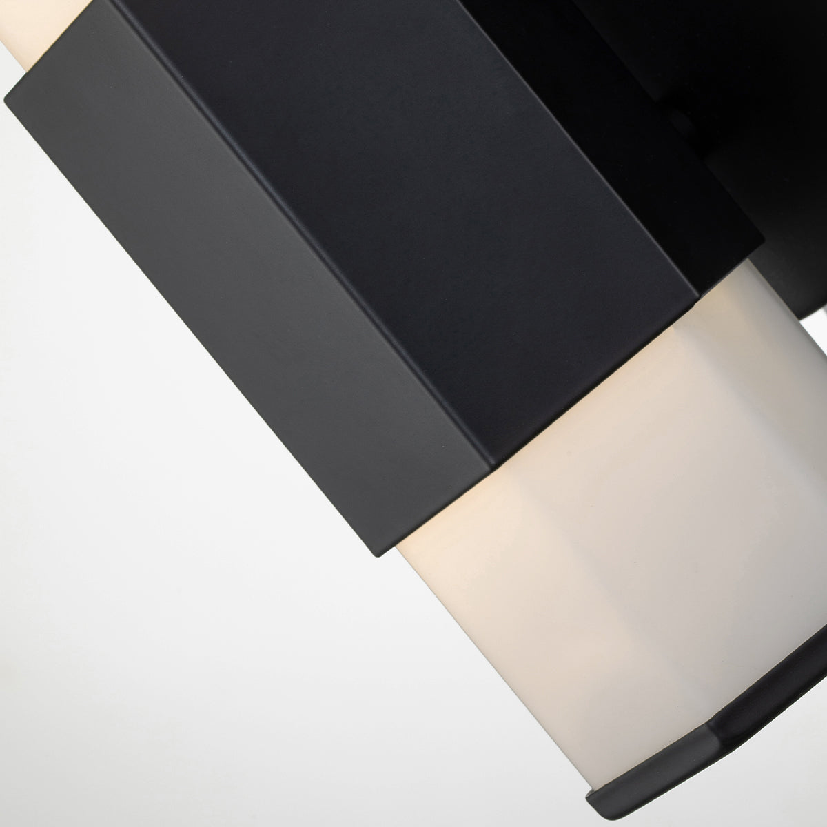 Quintiesse Facet Bathroom Wall Light Matte Black – from Amos Lighting + Home