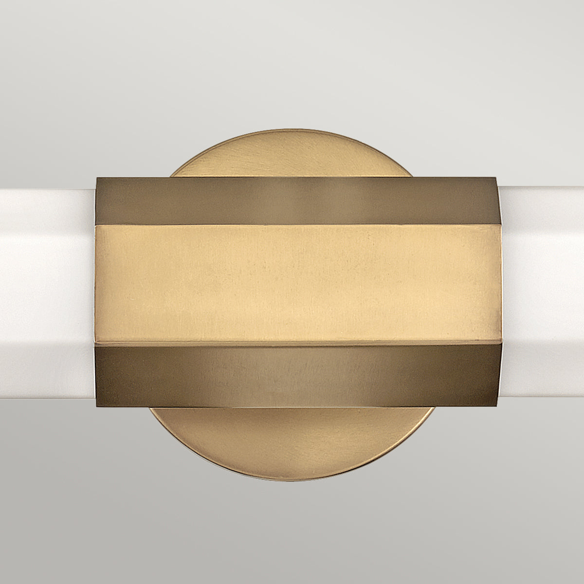 Quintiesse Facet Double Bathroom Wall Light Heritage Brass – from Amos Lighting + Home