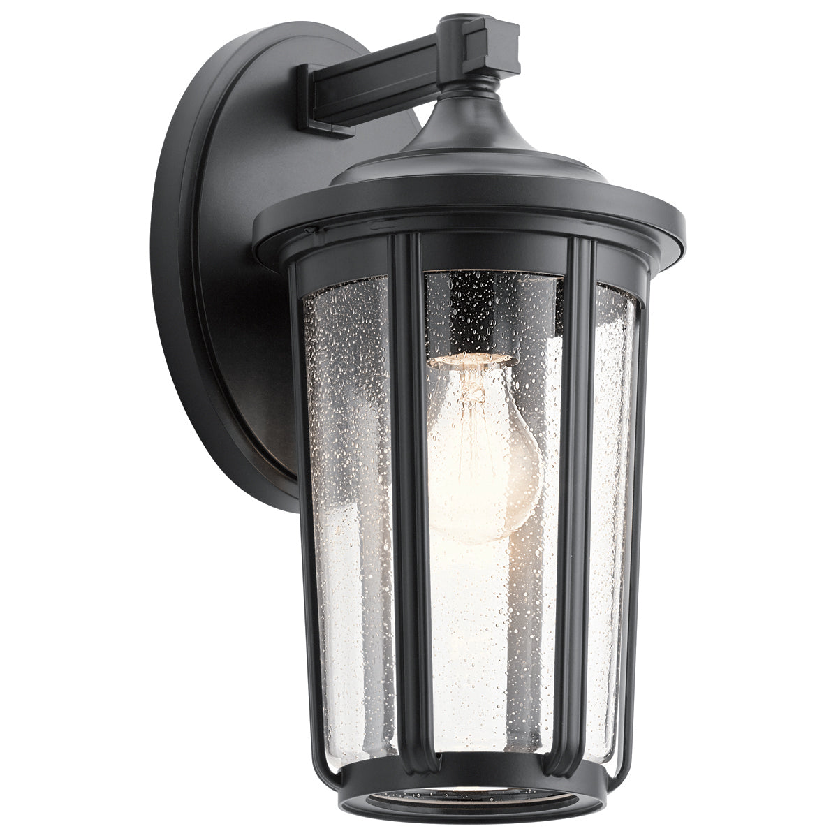 Quintiesse Fairfield Large Outdoor Wall Lantern Black IP44 – from Amos Lighting + Home