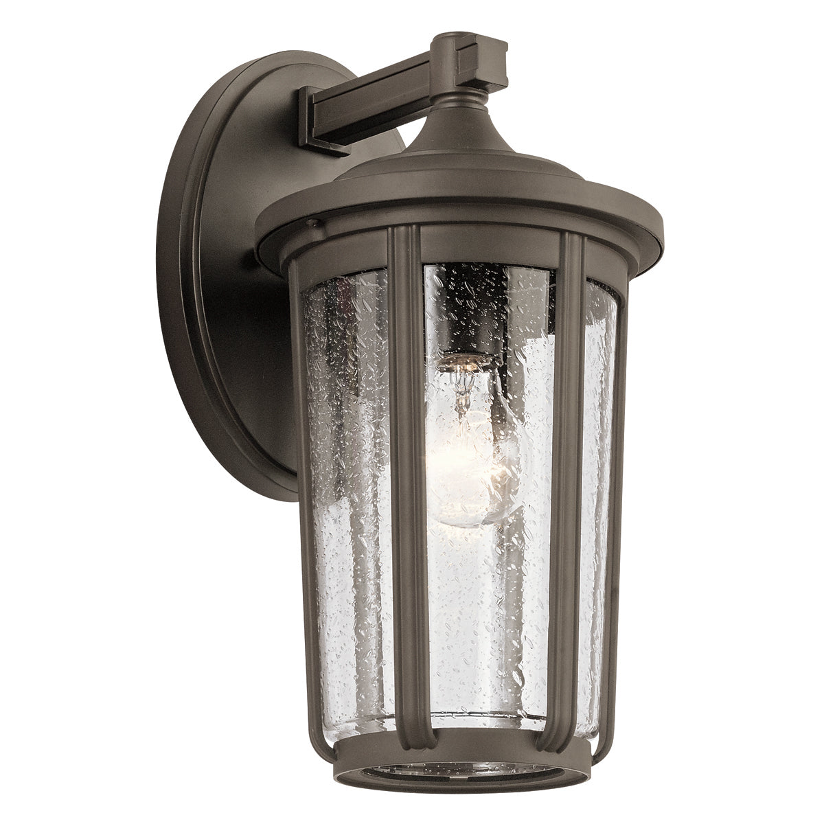Quintiesse Fairfield Large Outdoor Wall Lantern Old Bronze IP44 – from Amos Lighting + Home