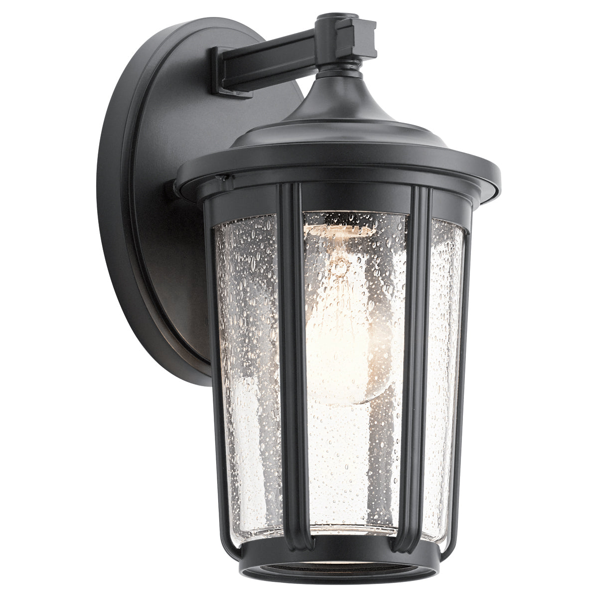 Quintiesse Fairfield Medium Outdoor Wall Lantern Black IP44 – from Amos Lighting + Home