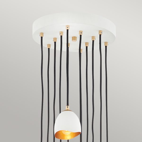 Quintiesse Nula 12 Light Cascade Pendant – from Amos Lighting + Home