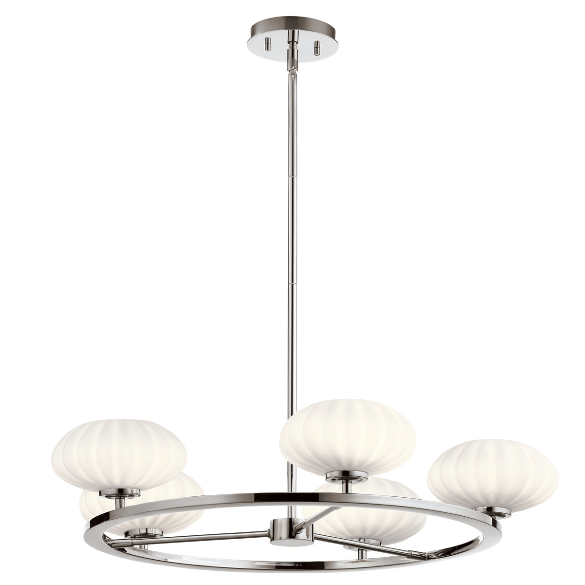Quintiesse Pim 5 lt Bathroom Chandelier Polished Chrome – from Amos Lighting + Home