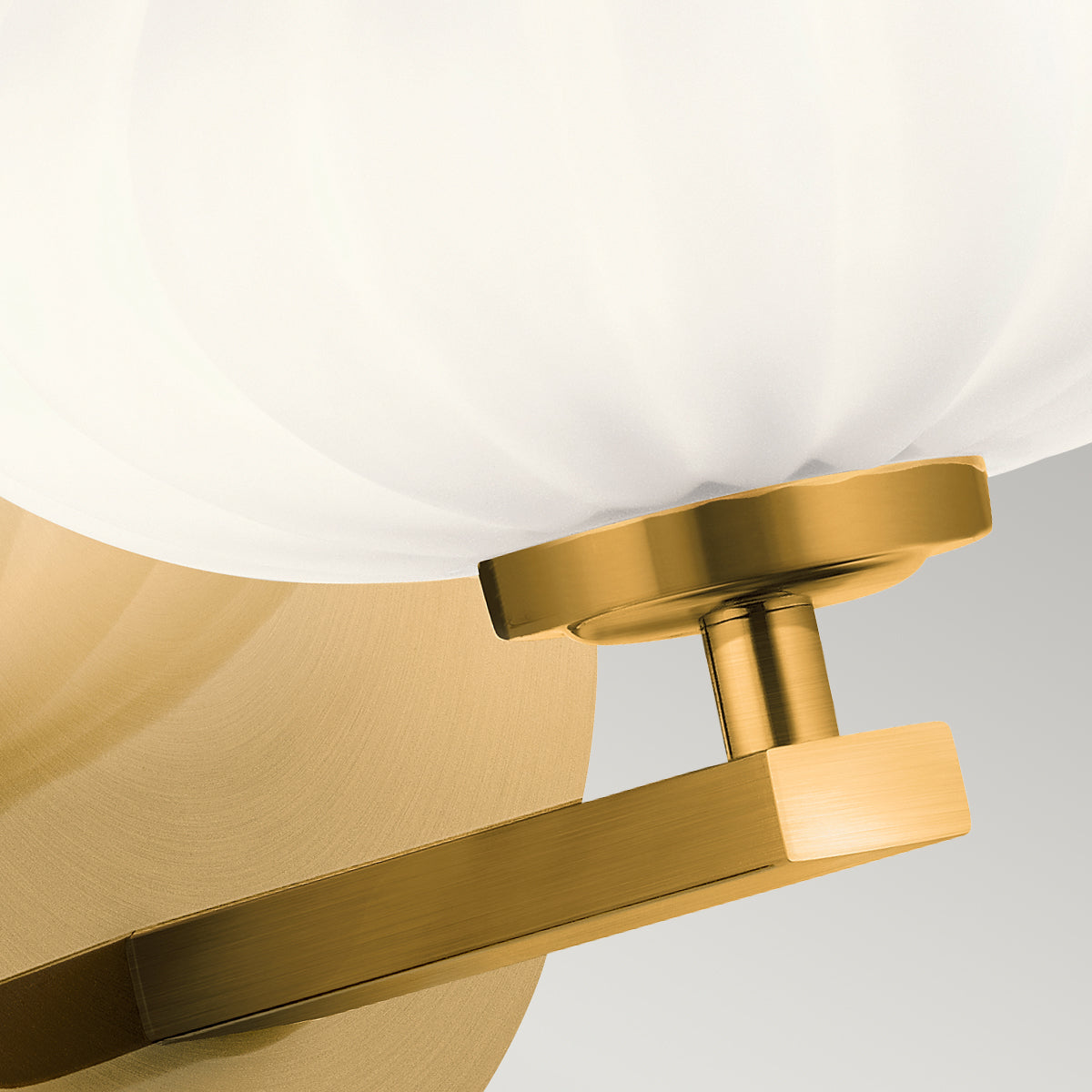 Quintiesse Pim Bathroom Wall Light Fox Gold – from Amos Lighting + Home
