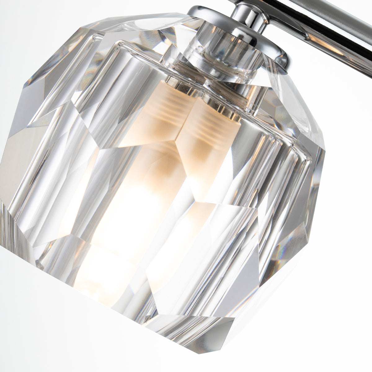 Quintiesse Regalia 3 lt Bathroom Wall Light Crystal and Polished Chrome IP44 – from Amos Lighting + Home
