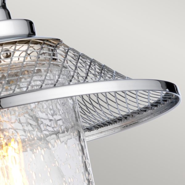 Quintiesse Rigby Wall Light Polished Chrome IP44 – from Amos Lighting + Home