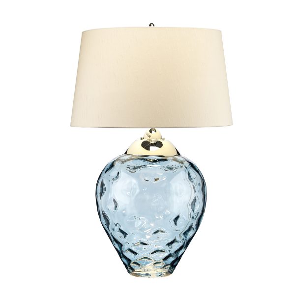 Quintiesse Samara Large Table Lamp Light Blue – from Amos Lighting + Home