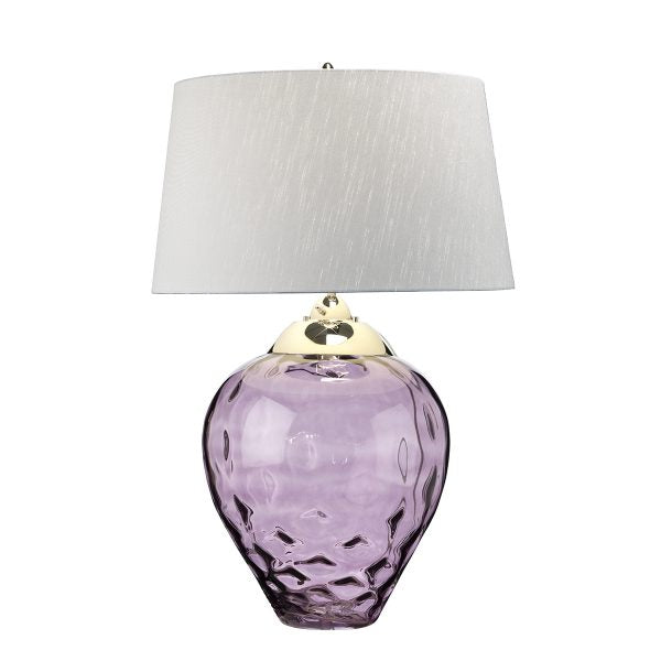 Quintiesse Samara Large Table Lamp Plum – from Amos Lighting + Home