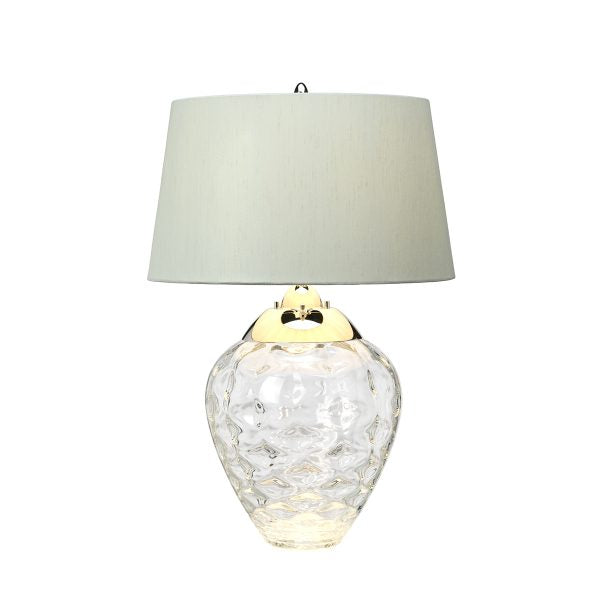 Quintiesse Samara Table Lamp Clear – from Amos Lighting + Home