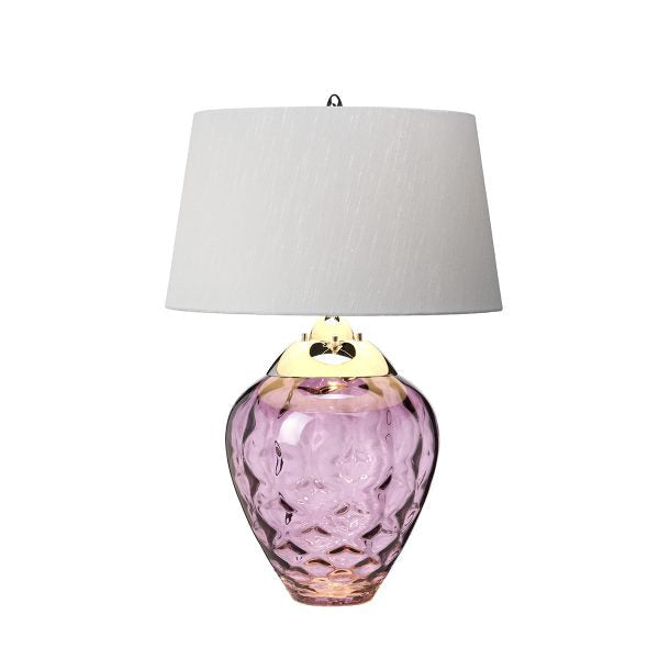Quintiesse Samara Table Lamp Plum – from Amos Lighting + Home